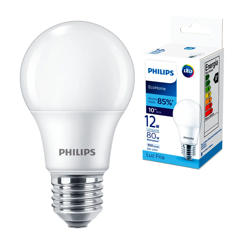 [EA-1020] Ampolleta LED 12W E27 Philips